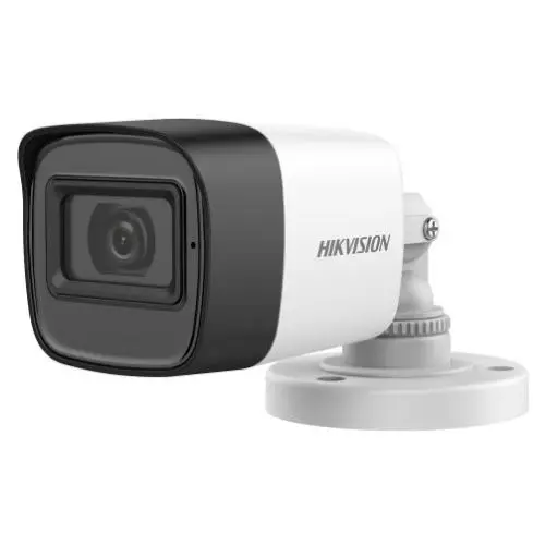 Camera de supraveghere analog Mini Bullet 2MP Hikvision, IR 25m, Microfon, EXIR 2.0, IP67 - DS-2CE16D0T- ITPFS(3.6MM)