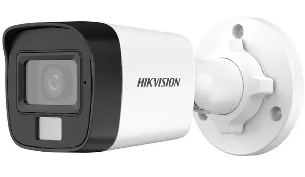 Camera de supraveghere analogica, 5MP, Lentila 2.8mm, Iluminare duala IR si LED, IP67, Hikvision DS-2CE16K0T-LFS(2.8mm)