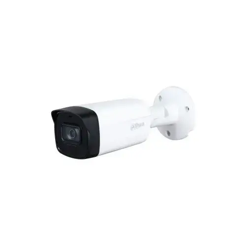 Camera de supraveghere Dahua HAC-HFW1200TH-I8-A-0360B-S6 Bullet analogica, 2MP, 3.6mm, IR 80m, IP67, metal+plastic