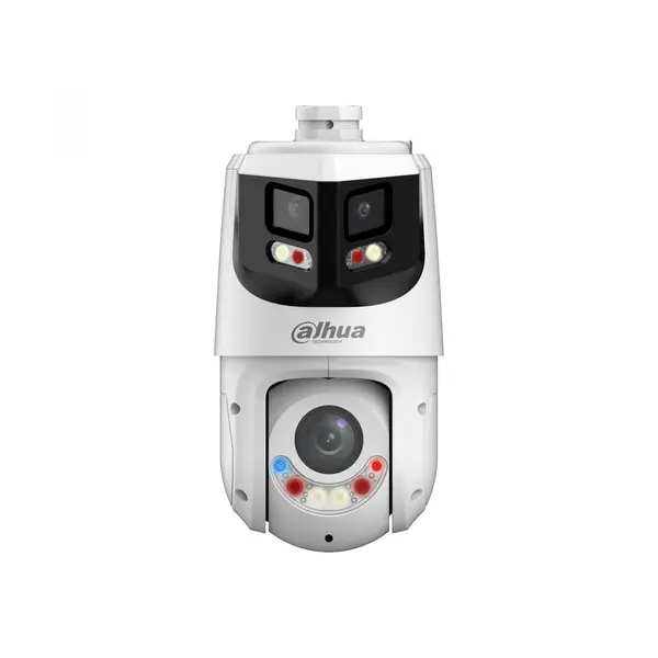 Camera de supraveghere Dahua IP Rotativa, TiOC, Starlight, 8MP + 4MP, 5 - 125mm, IR/lumina alba 100m/50m, 25x, slot card, Smart track - SDT4E425-8P-GB-APV1-0280B-S2