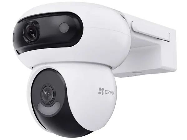 Camera de supraveghere duala Ezviz CS-H90 (4MP+4MP), Wi-Fi, 2K x2 , Full Color, functii AI detectie umana- vehicule, audio bidirectional, vedere panoramica, rotire- inclinare din aplicatie, slot card microSD