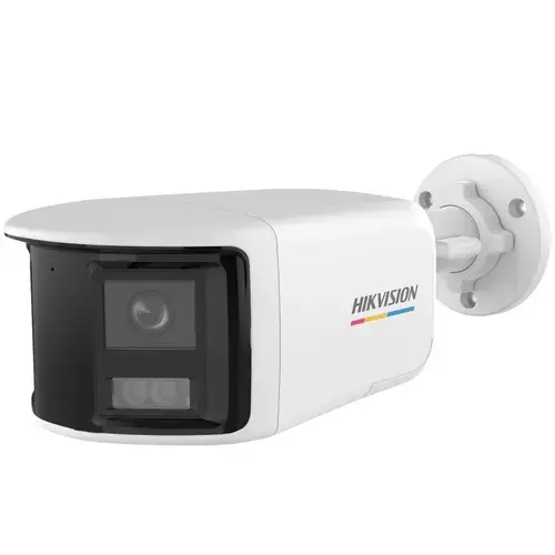 Camera de supraveghere exterior Bullet Hikvision DS-2CE12KF3TP-DLS, 3K, lentila fixa 2.8mm, IR 40M, Microfon, IP67