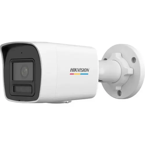Camera de supraveghere exterior IP Bullet ColorVu Hikvision DS-2CD1067G2H-LIU(2.8MM), 6MP, lentila fixa 2.8mm, PoE