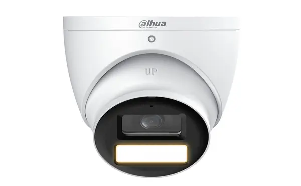 Camera de supraveghere HDCVI Dahua, 5MP, Full Color, LED alb 40m, Microfon, IP67 - HAC-HDW1509T-A-LED-28-S3