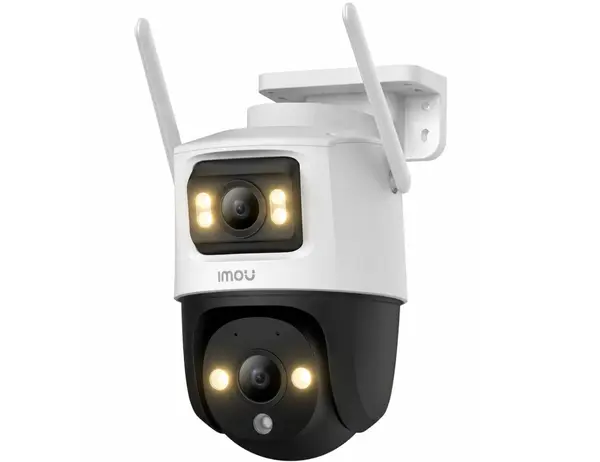 Camera de supraveghere IMOU Cruiser Dual 8MP, Wi-Fi, 2 lentile de 3+5 MP, Full Color, Alarma, Microfon si difuzor, IPC-S7XP-8M0WED