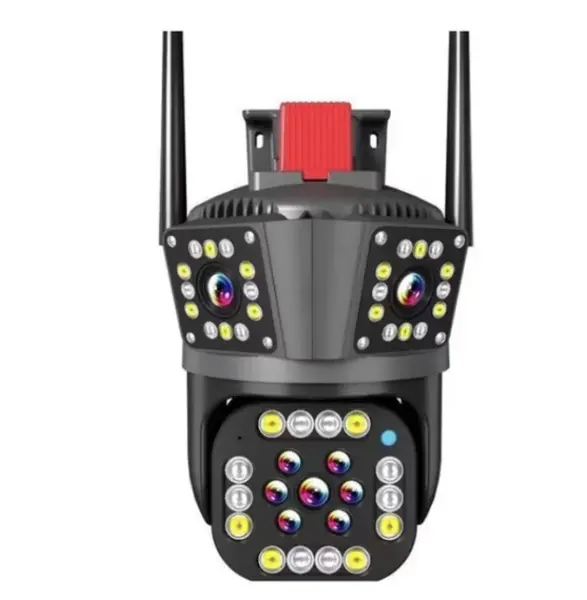 Camera de Supraveghere Inteligenta WiFi pentru exterior cu doua lentile detectare a miscarii vedere pe timp de noapte 12MP
