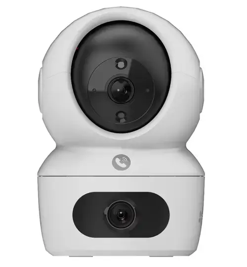 Camera de supraveghere interior Ezviz H7c Dual, 2K+, IR 15m, Apelare bidirectionala cu buton tactil, Auto Tracking, Suport MicroSD 512GB si stocare Ezviz CloudPlay, Microfon, Detectare forma umana/vehicul AI, Wi-Fi 6