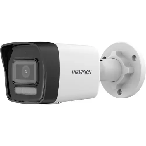 Camera de supraveghere IP exterior Hikvision Hybrid Light DS-2CD1023G2-LIU, 2 MP, PoE, 2.8 mm, IR/lumina alba 30 m