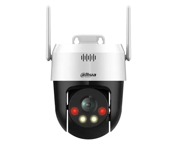Camera de supraveghere IP WiFi PT, Full Color, 2K 5MP, 4mm, Iluminare duala 30m, Alarma acustica si optica, MicroSD, Dahua SD2A500HB-GN-AW-PV-0400-S2