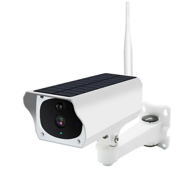 Camera de supraveghere IP Wireless de Exterior Full HD cu Panou Solar ALB