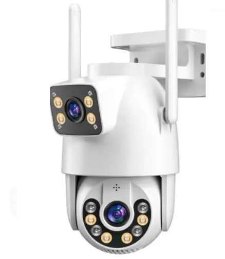 Camera de supraveghere JORTAN 9697QJ cu 2 camere 6MP Wireless PTZ IP Color Night Vision