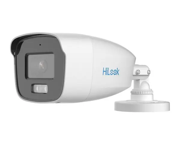 Camera de supraveghere pentru exterior, HDTVI, Hikvision HiLook ColorVu THC-B259-MS(3.6mm), 3K, 3.6mm, LED alb 40 m, IP66, metal