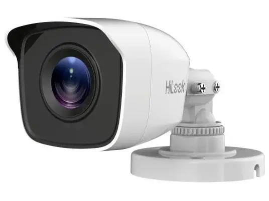 Camera de supraveghere pentru exterior, HDTVI, Hikvision HiLook THC-B120-P(B), 2MP, 2.8mm, IR20, IP66, plastic