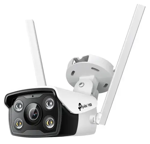Camera de supraveghere TP-LINK VIGI C340-W, Bullet, Wireless, 4mm, 4MP, Microfon (Alb)