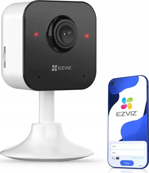 Camera de supraveghere Wi-Fi Ezviz CS-H1c(1080P), 2MP, IR 10m, detectie umana, audio bidirectional, slot card microSD