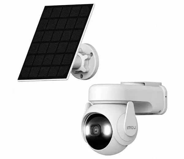 Camera de supraveghere Wi-Fi Imou Cell PT Lite cu panou solar, 3MP, baterie reincarcabila, audio bidirectional, PIR, IP66, IPC-K9ECP-3T0WE/FSP12-TYPEC