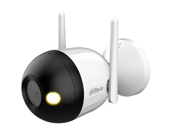 Camera de supraveghere WiFi Dahua IPC-F2CP-LED-0280B, Full Color, 2MP, 2.8mm, Led alb 30m, Microfon, slot MicroSD, IP67