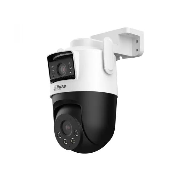 Camera de supraveghere WiFi de exterior Dahua Picoo Dual P5D‑5F‑PV + Card 32GB, Pan/Tilt 360, WiFi 6, 5+5MP, Dual 2880×1620, Iluminare Duala inteligenta, Detectie AI persoane/vehicule, Detectie inteligenta, Urmarire automata, Linkage Tracking, Alarma
