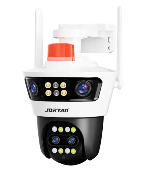 Camera de supraveghere WiFi Jortan 7AL dubla 12MP Full HD exterior sau interior senzor de miscare vedere de noapte