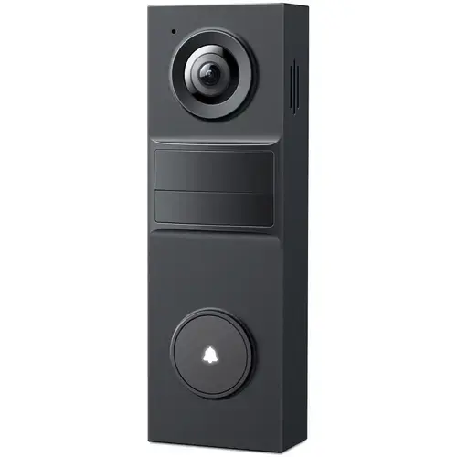 Camera de supraveghere wireless cu sonerie TP-Link Tapo D205, 2K 3MP, unghi de vizualizare larg 160°, detectare inteligenta de persoane, baterie reincarcabila 5200mAh, suporta panou solar Tapo, Two-Way Audio, IP54