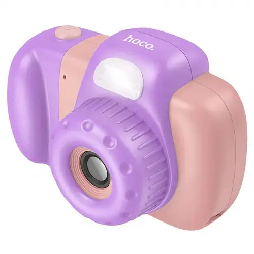 Camera Digitala HOCO DV201 Kids, 1080P, 2MP, Ecran IPS HD 2.4inch (Roz)