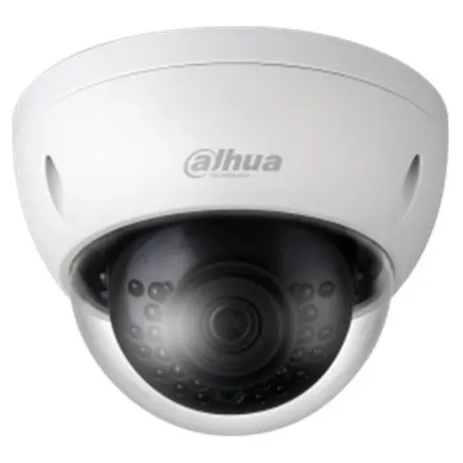 Camera dome IP Dahua IPC-HDBW1230E-0280B-S5, 2MP, 2.8mm, IR 30m, H.265+, PoE, IP67, IK10, fara slot SD