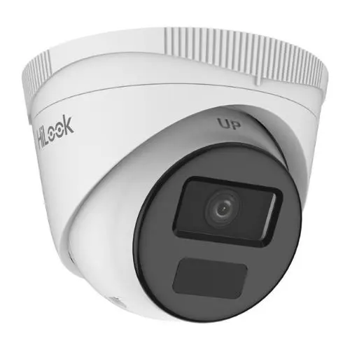 Camera dome IP Hikvision HiLook, 4MP, lentila 2.8mm, IR 20m, PoE, IP67 - IPC-T241H-C