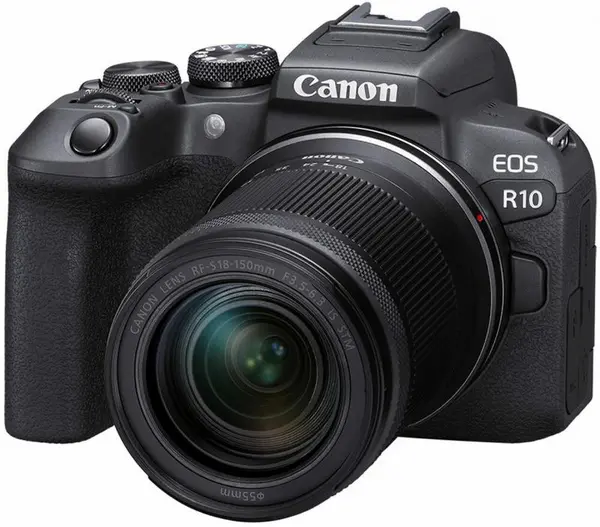Cameră fără oglindă Canon - EOS R10, RF-S 18-150, IS STM, Black