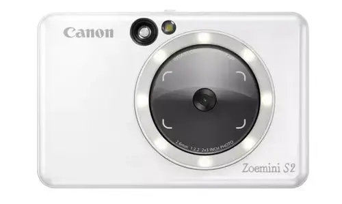 Camera foto instant Canon Zoemini S2, 8 MP, Bluetooth, MicroSD, NFC, F/2.2, Tehnologie ZINK (Alb)