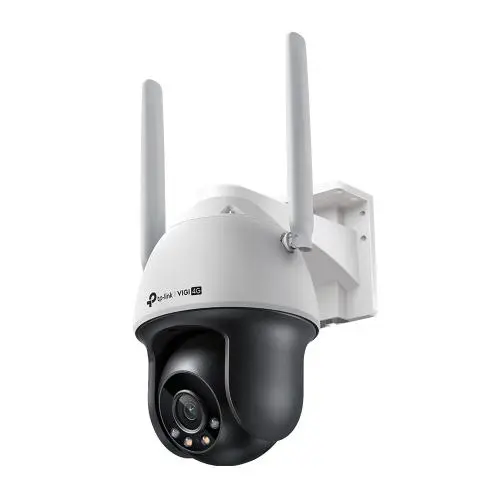 Camera IP Bullet 4G Pan/Tilt TP-Link VIGI C540-4G, 4MP Full-Color, IR 30m si lumina alba 30m, lentila fixa 4mm, H.265+, Smart Detection AI persoane si vehicule, microfon si difuzor, IP66
