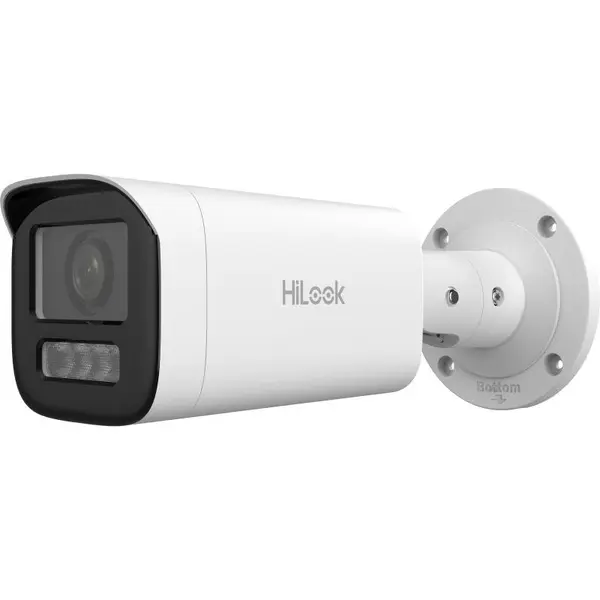 Camera IP bullet Hikvision HiLook IPC-B640HA-LZU 4 MP, lentila motorizata 2.8-12mm, slot card, microfon, IP67, dual light 50m, POE, Human and Vehicle