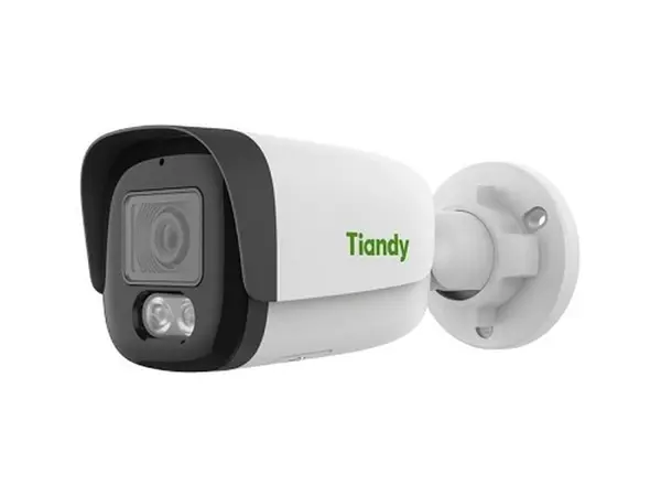 Camera IP bullet Tiandy 5MP Color Maker LED alb 15m lentila 2.8mm microfon PoE IP67 microSD AI TC-C35WP-3FRA-28