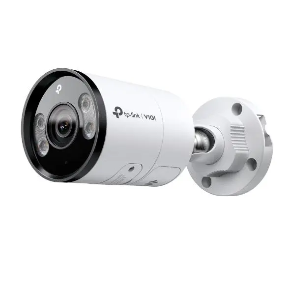 Camera IP Bullet TP-Link VIGI InSight S385, 8MP 4K Full-Color, IR 30m si lumina alba 30m, lentila fixa 2.8mm, PoE, H.265+, AI persoane si vehicule, microfon si difuzor, IP67