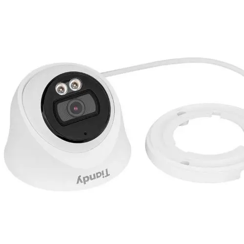 Camera IP Color Maker Turret Tiandy, 4MP, Lentila 2.8mm, LED 15m, Microfon, MicroSD, PoE, IP66 - TC-C34XP-WEY-28