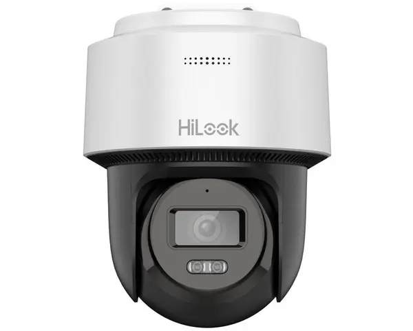 Camera IP cu rotire de pe mobil Hikvision HiLook HI-PTZ-N2C400M-DE(2.8mm)(B), 4MP 2K, Iluminare Duala 30m, Audio, PoE, IP66