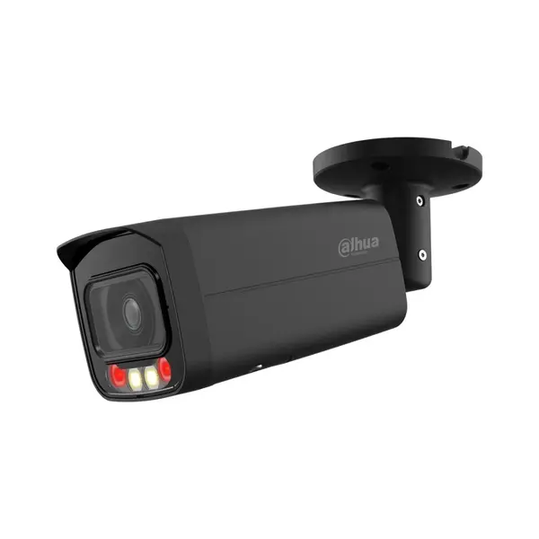 Camera IP Dahua 4MP, lentila 3.6mm, Smart Dual Light, WizSense SMD Plus, audio bidirectional, slot microSD 256GB, 12VDC PoE, IP67, IPC-HFW2449T-AS-IL-0360-BK
