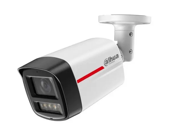Camera IP Dahua Bullet 4K 8MP, WizSense, WizColor, lumina alba 50m, microfon, detectare anomalii, max. 256GB, IP67 - IPC-HFW2849TL-S-LED-0280B-PRO