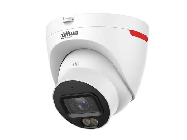 Camera IP Dahua Dome Eyeball 6MP, WizColor, WizSense, lumina calda 30m, microfon, intruziune, max.256GB, IP67 - IPC-HDW2649T-S-LED-0280B-PRO
