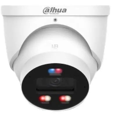 Camera IP Dahua IPC-HDW3449H-AS-PV-0280B-PRO, 4MP, 2.8mm, Smart Dual Light (IR/WL30m), TiOC PRO Active Deterrence, WizSense, microfon, slot card, PoE