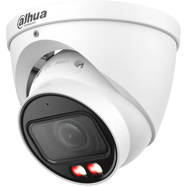 Camera IP Dahua WizSense IPC-HDW2649T-S-LED-0280B-PRO, 6MP, lentila 2.8mm, IR+lumina calda 30m, WizColor, ONVIF, microfon, IP67