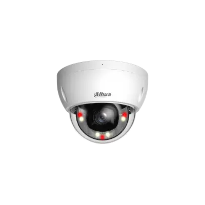 Camera IP Dome, Dahua, Dual Light 30 m, WizSense, 8 MP, lentila 2.8 mm, microfon, card SD, PoE, IPC-HDBW2849E-S-IL-0280B