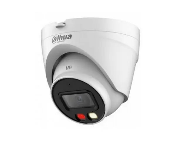 Camera IP exterior Dahua Entry, 2MP, Smart Dual Light IR 30m si lumina calda 30m, lentila 3.6mm, microfon, PoE, IP67, detectie umana, IPC-HDW1239V-A-IL-0360B