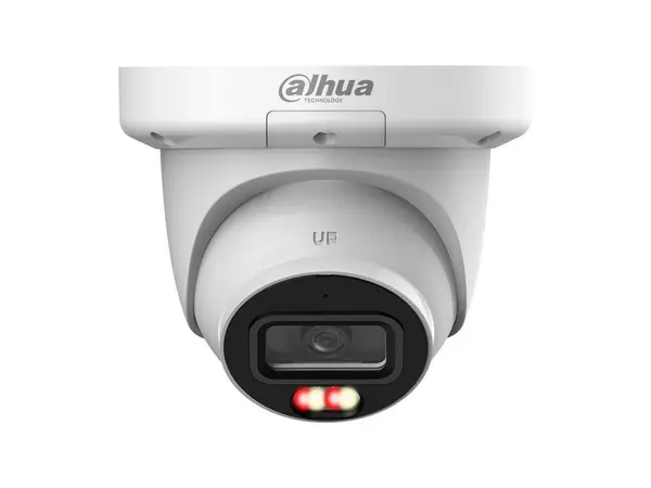 Camera IP exterior Dahua WizSense, 6MP, Smart Dual Light IR 30m si lumina calda 30m, lentila 2.8mm, microfon, PoE, IP67, microSD 512GB, IPC-HDW3649QM-S-IL-0280B