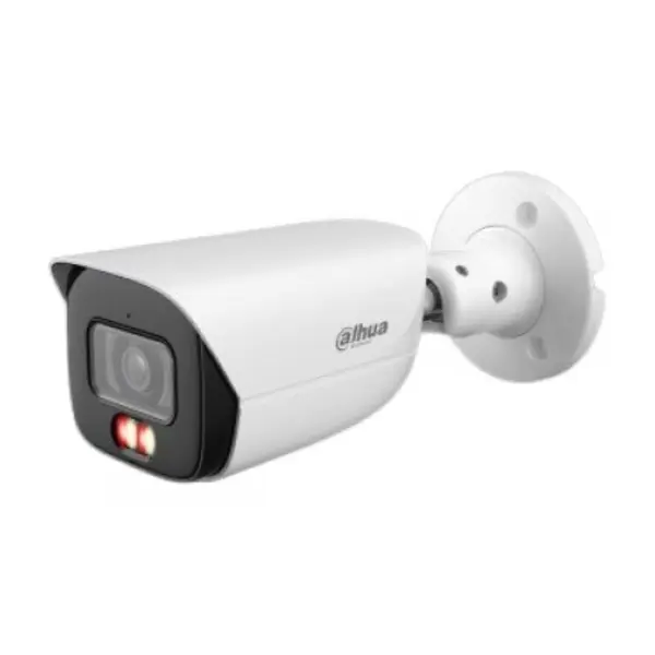 Camera IP exterior Dahua WizSense 8MP Smart Dual Light IR 40m lumina calda 30m lentila 2.8mm microfon PoE IP67 microSD IPC-HFW3849E-AS-IL-0280B