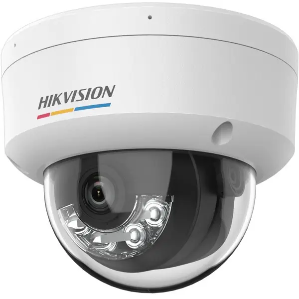 Camera IP exterior dome Hikvision ColorVu 3.0, 6MP, Smart Hybrid Light 30m IR si lumina alba, lentila 2.8mm, microfon, PoE, IP67, IK08, DS-2CD1167G3-LIU(2.8MM)