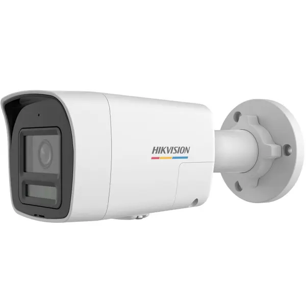 Camera IP exterior Hikvision 6MP ColorVu 3.0 Smart Hybrid Light 30m lentila 2.8mm microfon difuzor PoE IP67 microSD DS-2CD1067G3-LIUF-SL
