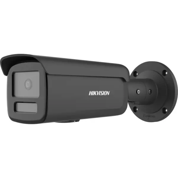 Camera IP exterior Hikvision 8MP DarkFighter AcuSense IR 80m lentila 4mm PoE IP67 microSD neagra DS-2CD2T86G2H-4I