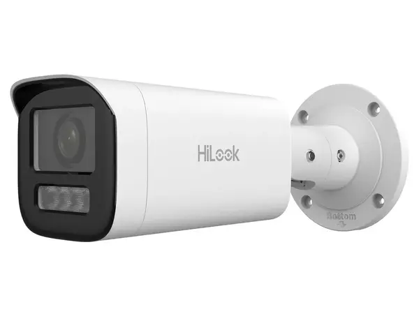 Camera IP exterior Hikvision HiLook IPC-B640HA-LZU(2.8-12mm), 4MP, Iluminare duala 50m, varifocala 2.8-12mm, microfon, slot card, PoE, IP67