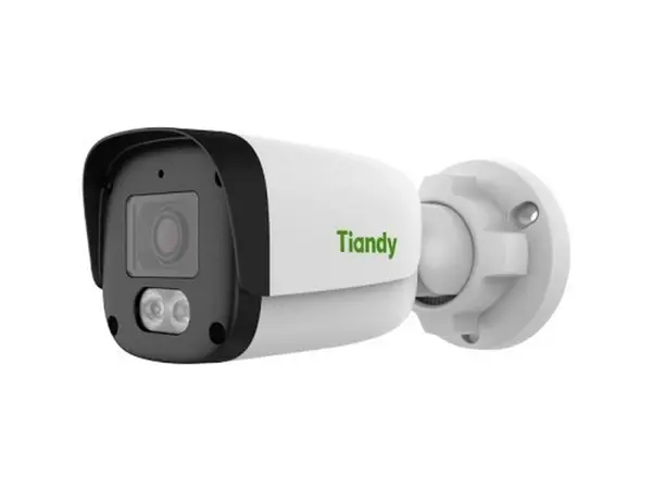Camera IP exterior Tiandy 4MP Dual Light IR 30m LED alb 15m lentila 2.8mm microfon PoE IP67 Smart Alarm TC-C34QN-2ENA-28