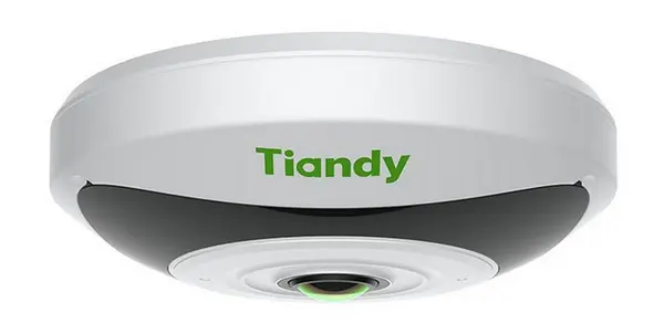Camera IP Fisheye TC-C35VN-I3-EY-1.4 Tiandy, 5MP, 1.4mm, 360°, IR 30m, Functii AI, Microfon, MicroSD, PoE